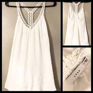 LUSH l XS white dress